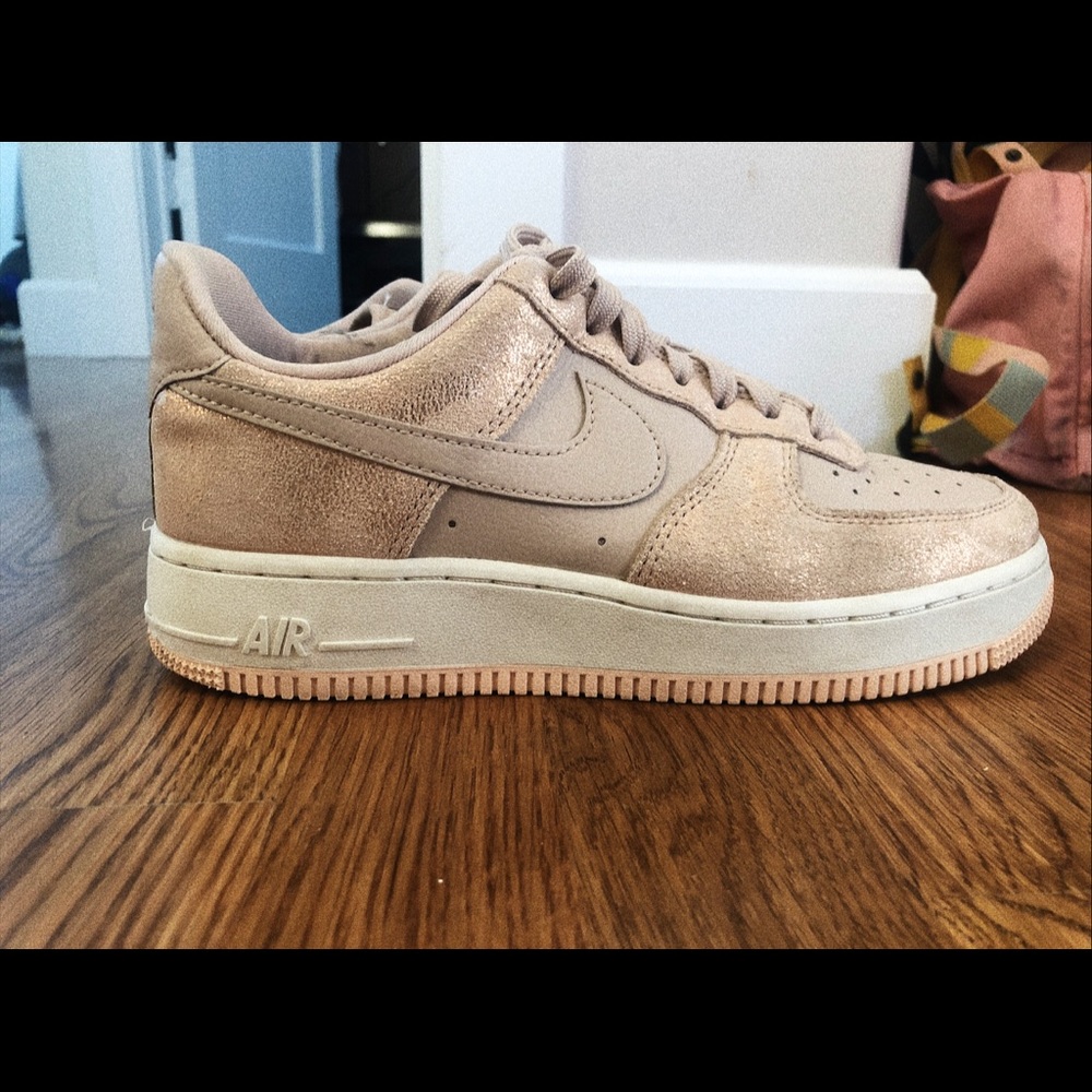 Pink Nike Air Force 1s